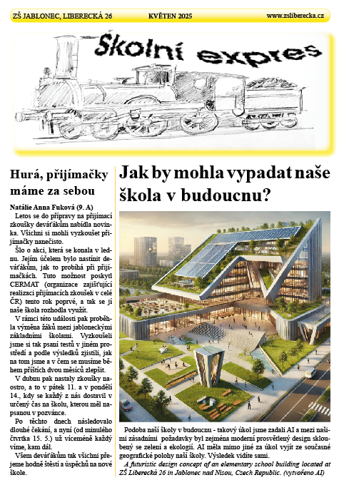 Vychází nové číslo Školního expresu